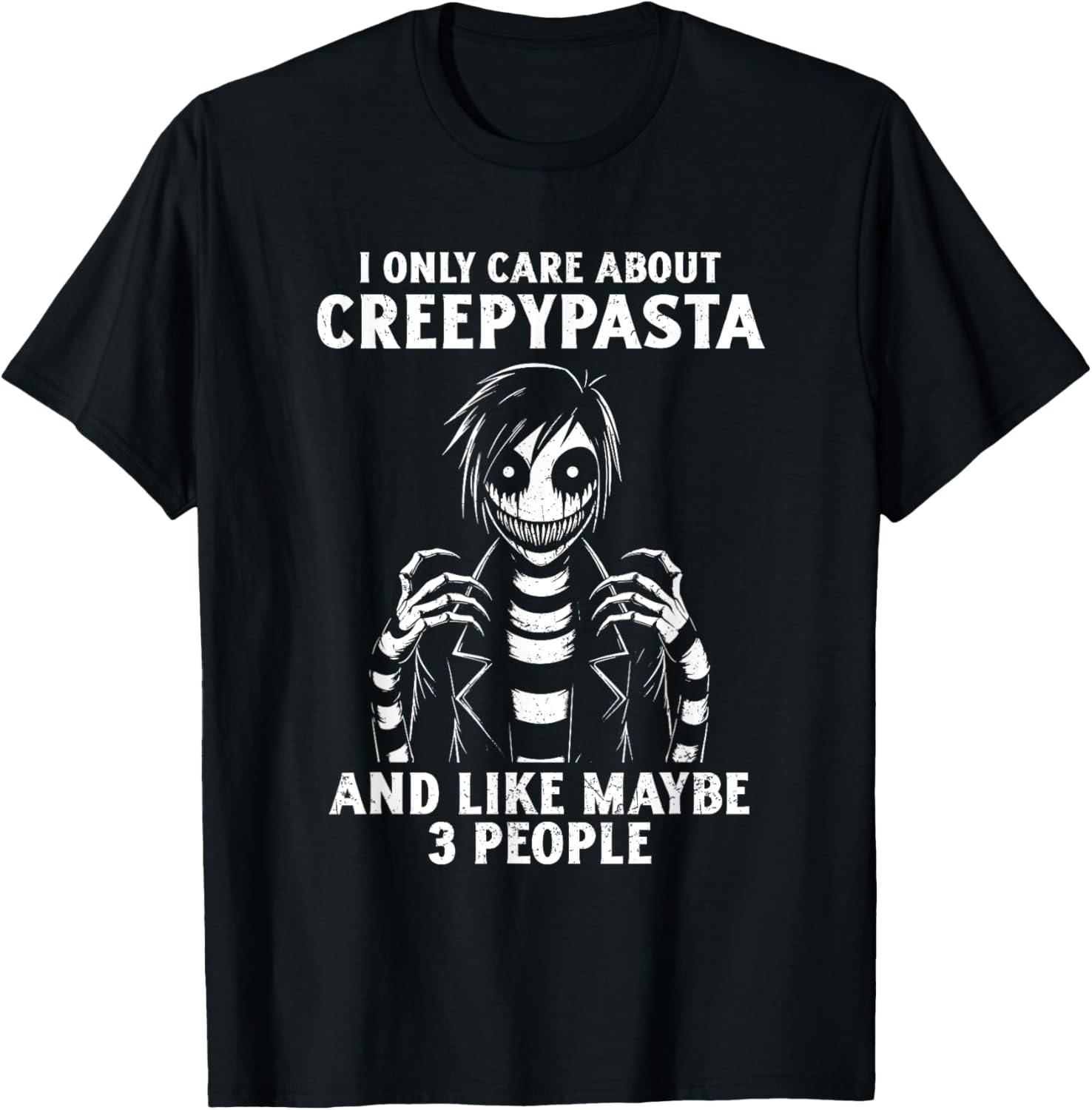 I Only Care About Creepypasta Anime Cosplay Cosplayer Grunge