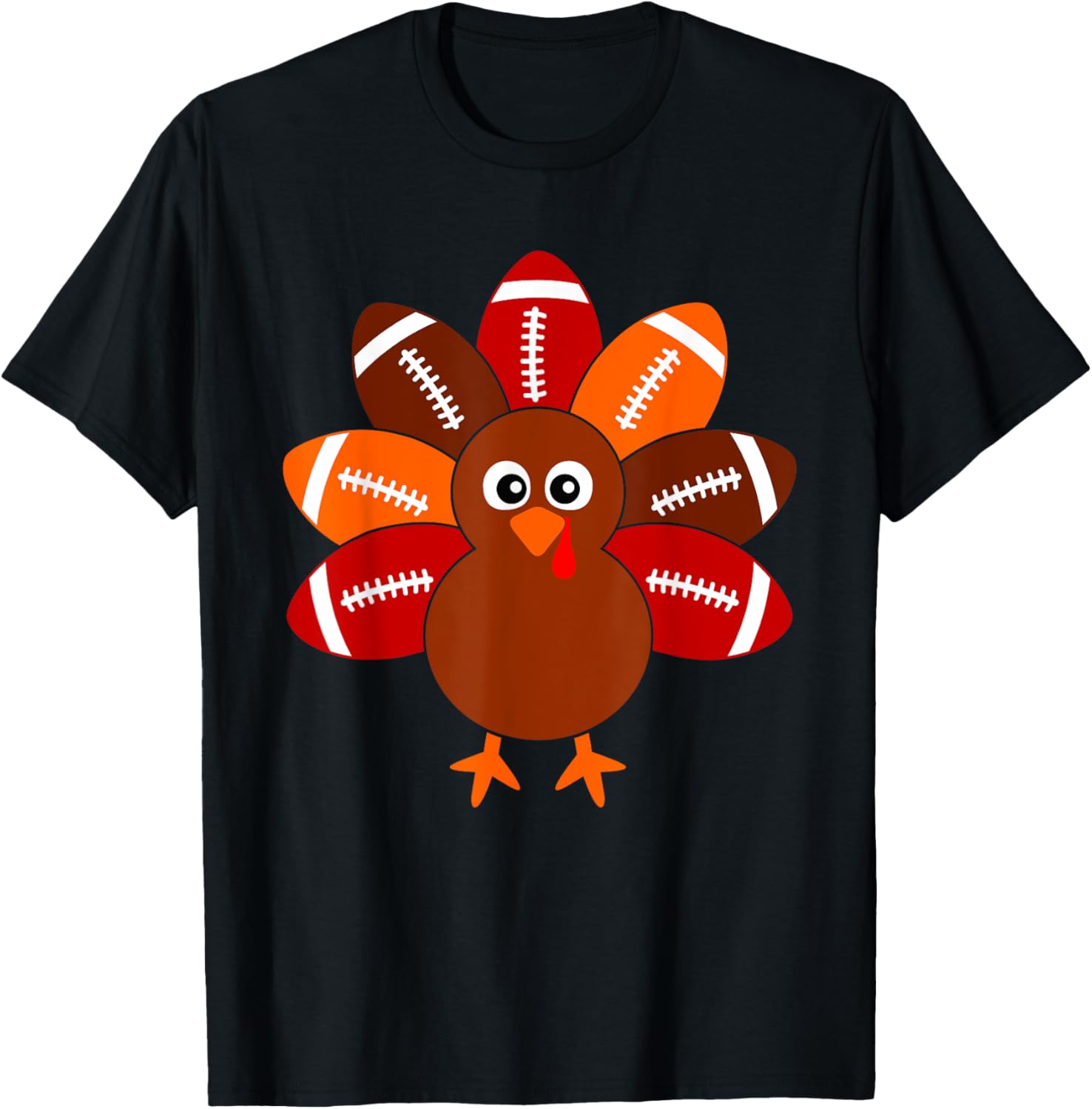 Thanksgiving Shirts for Kids Boys Turkey Ball Men Women