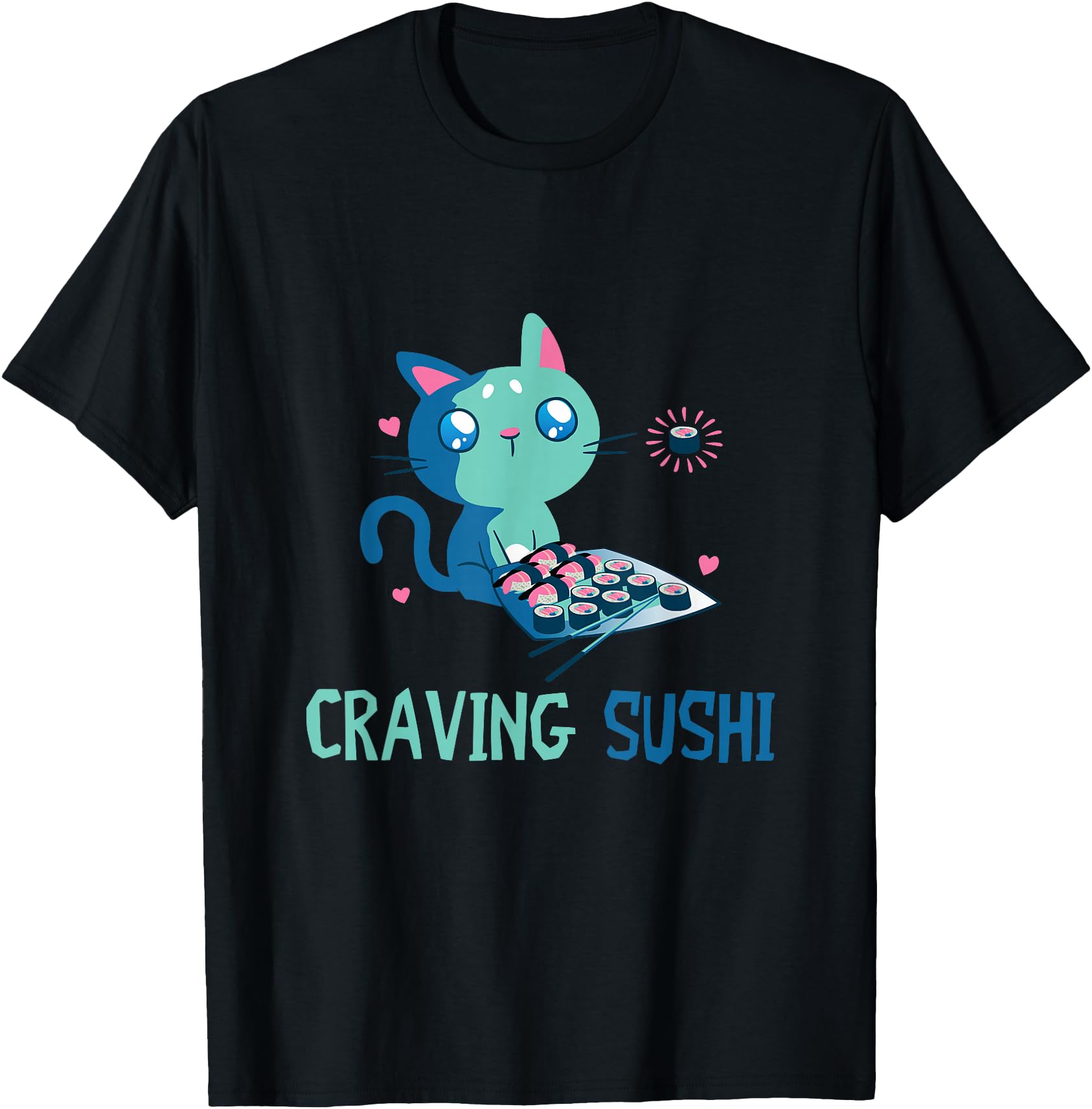 Sushi Cat Craving Asian Food Japanese Sushi Lover