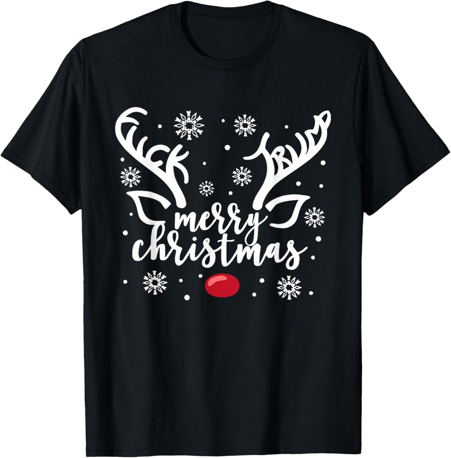 Funny Xmas Subtle Hidden Message Merry Christmas Reindeer