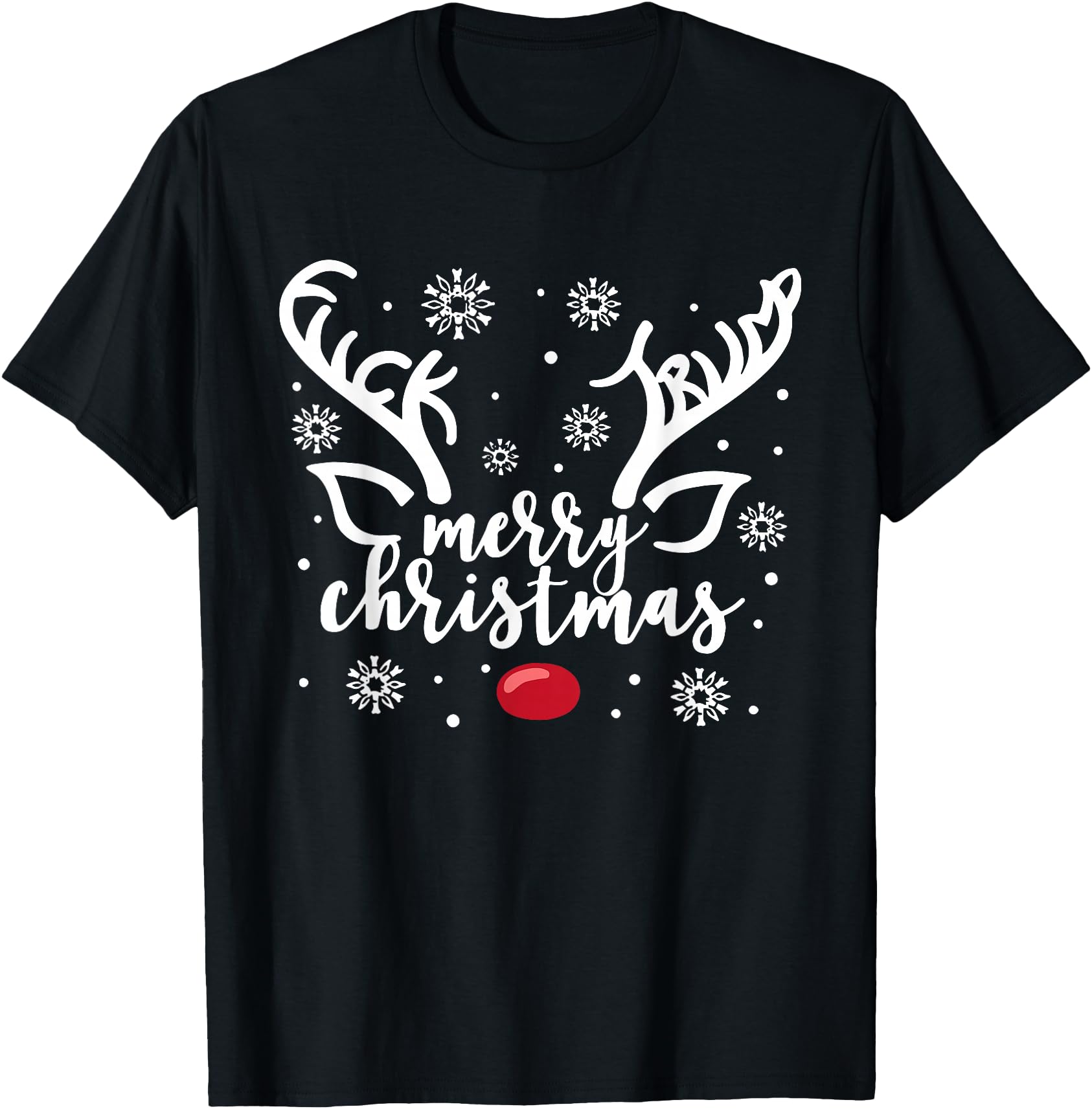 Funny Xmas Subtle Hidden Message Merry Christmas Reindeer