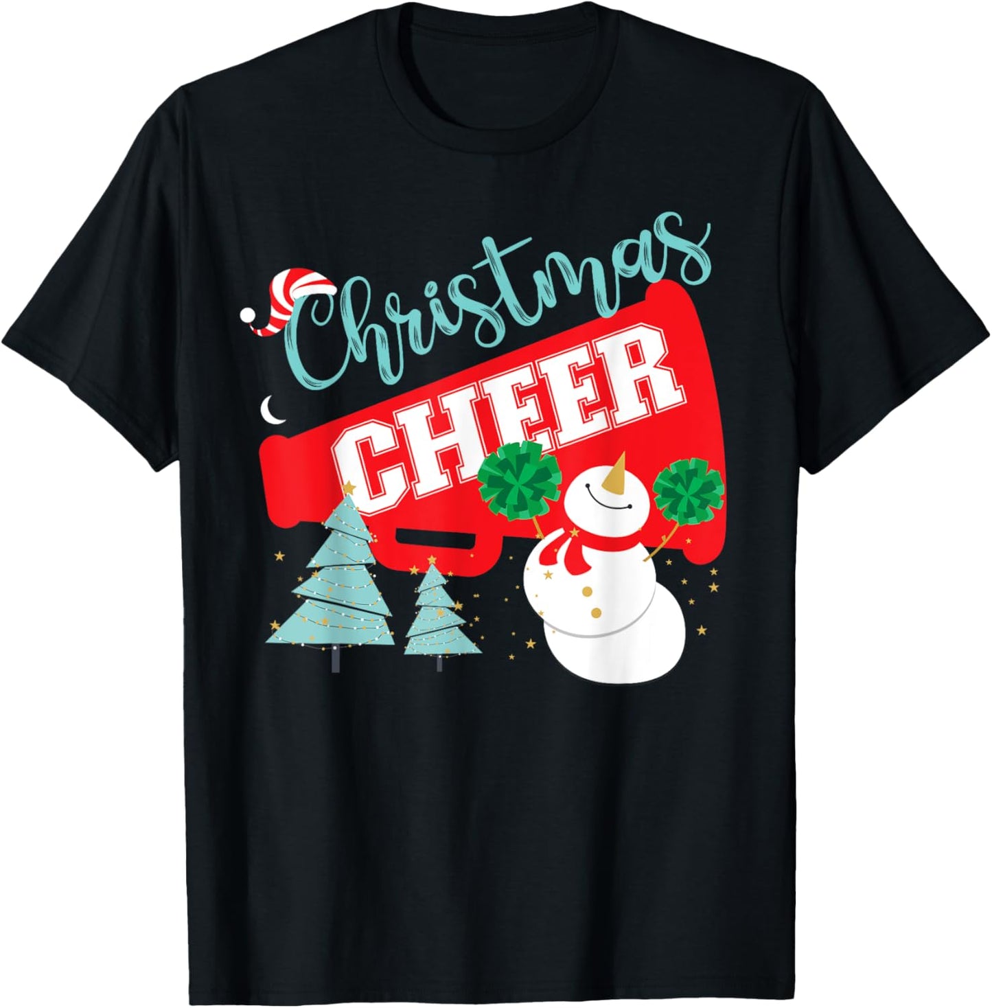 Cheer Cheerleading Christmas Cheer T-Shirt