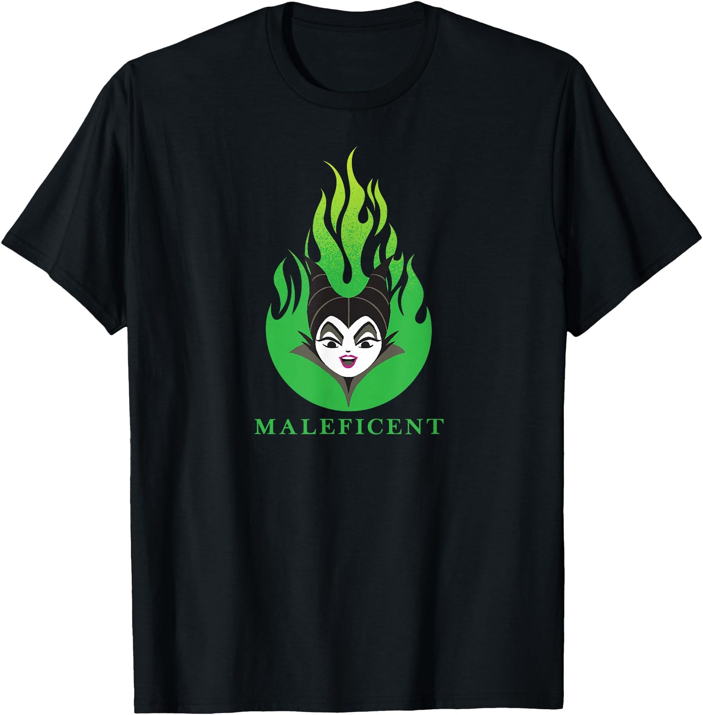 Disney Villains Kawaii Maleficent Green Flame Chibi