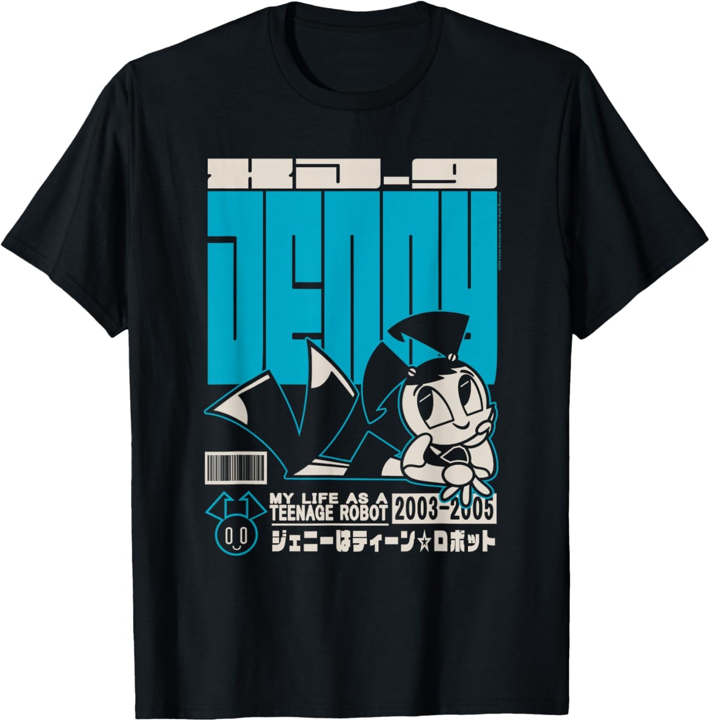 My Life as a Teenage Robot Jenny Cute Kanji Cartoon