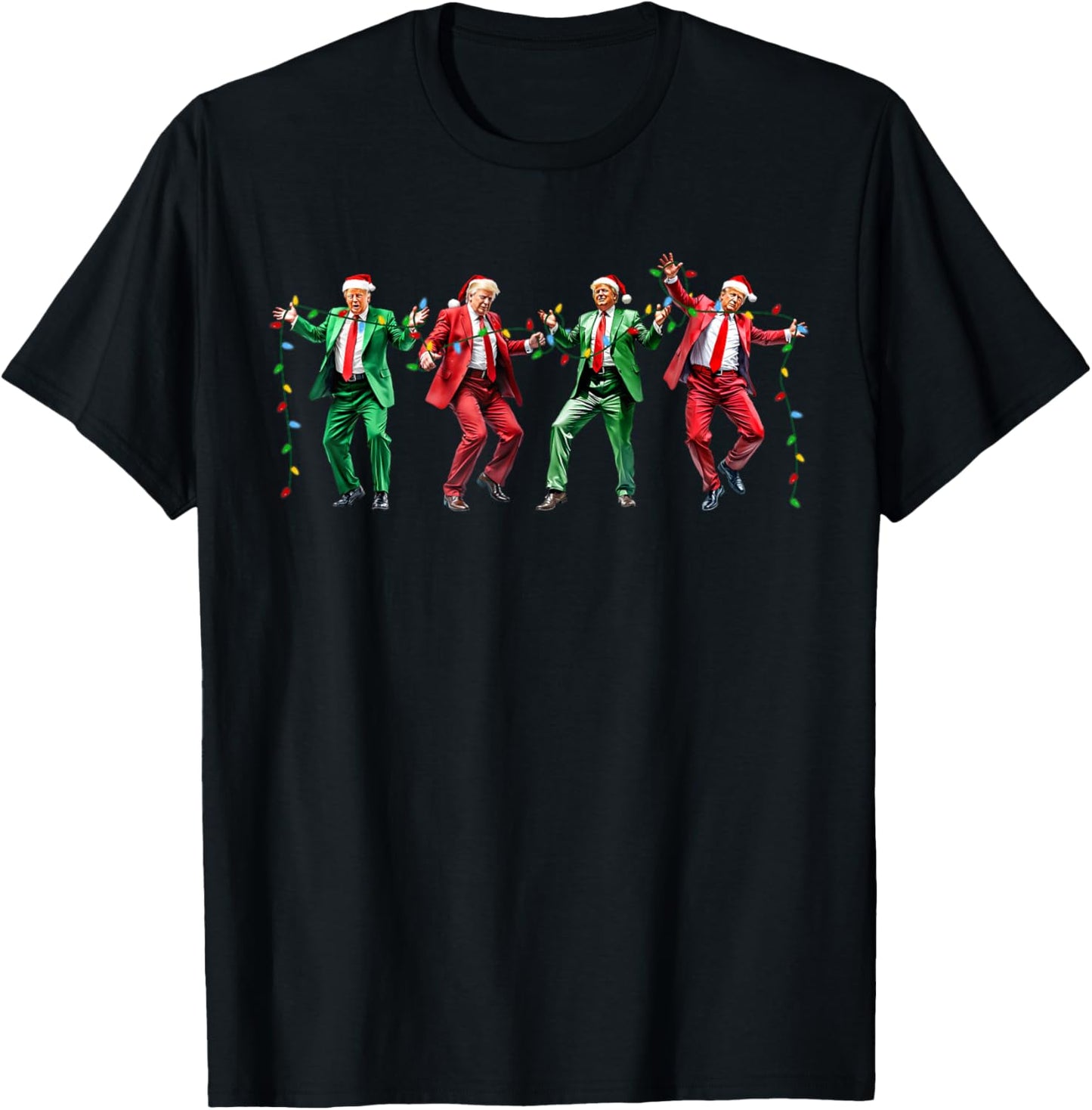 Funny Trump Dance Santa Claus Christmas Xmas Pajamas YMCA