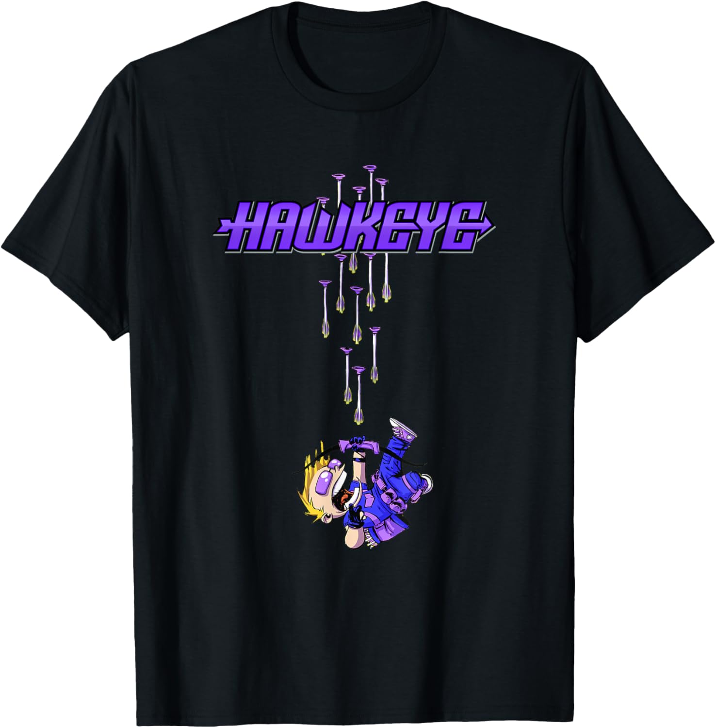 Marvel Comics Retro Classic Hawkeye Chibi Arrow Barrage