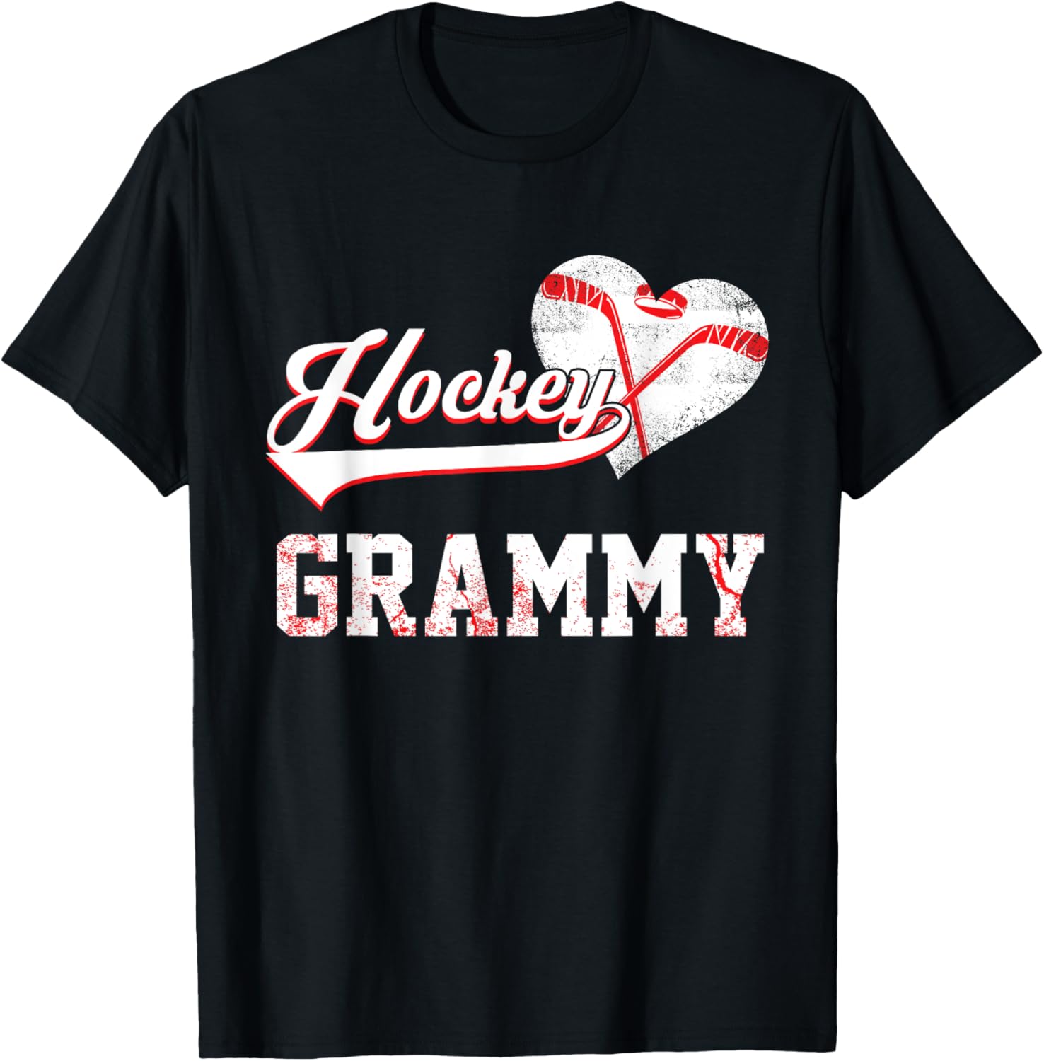 Family Hockey Player Hockey Grammy Vintage Christmas Xmas