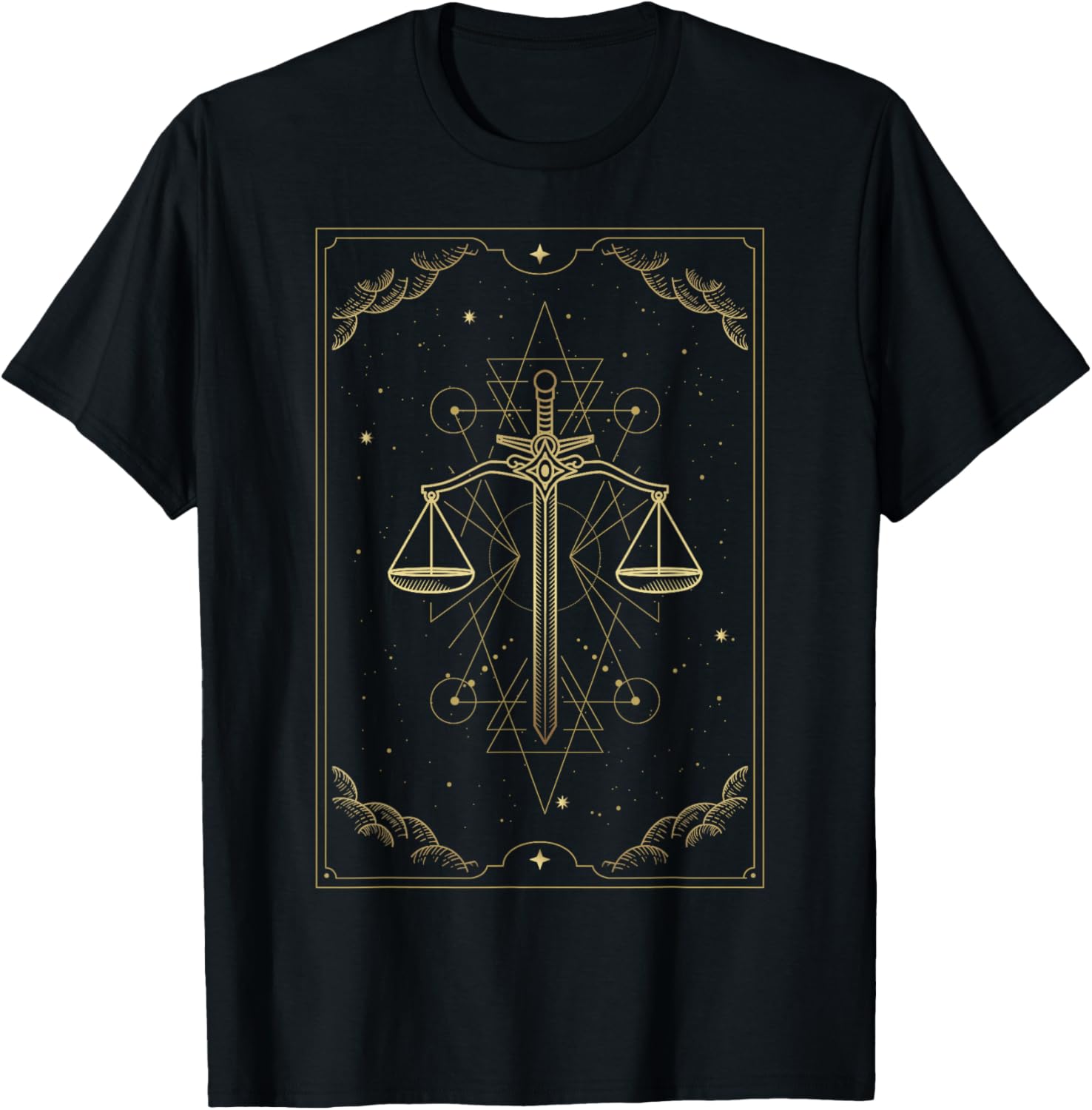 Scale Of Justice Sword Shape In Tarot Cards