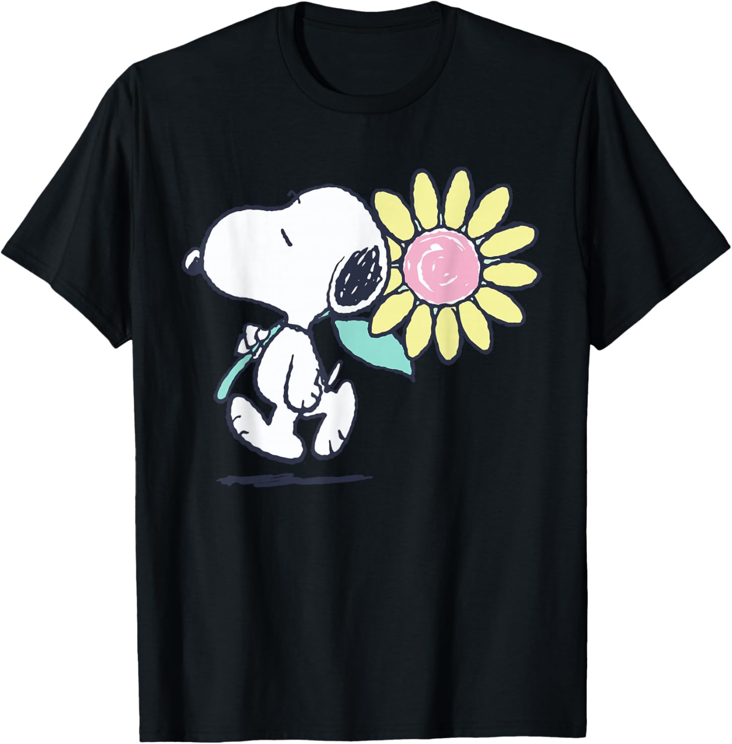 Peanuts Snoopy Pink Daisy Flower