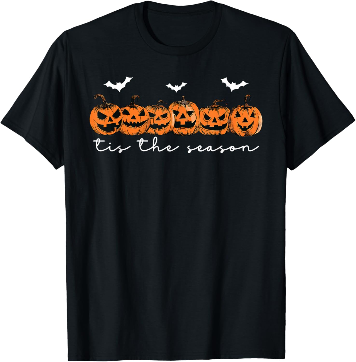 'Tis The Season Jack O Lantern Spooky Season Funny Halloween T-Shirt