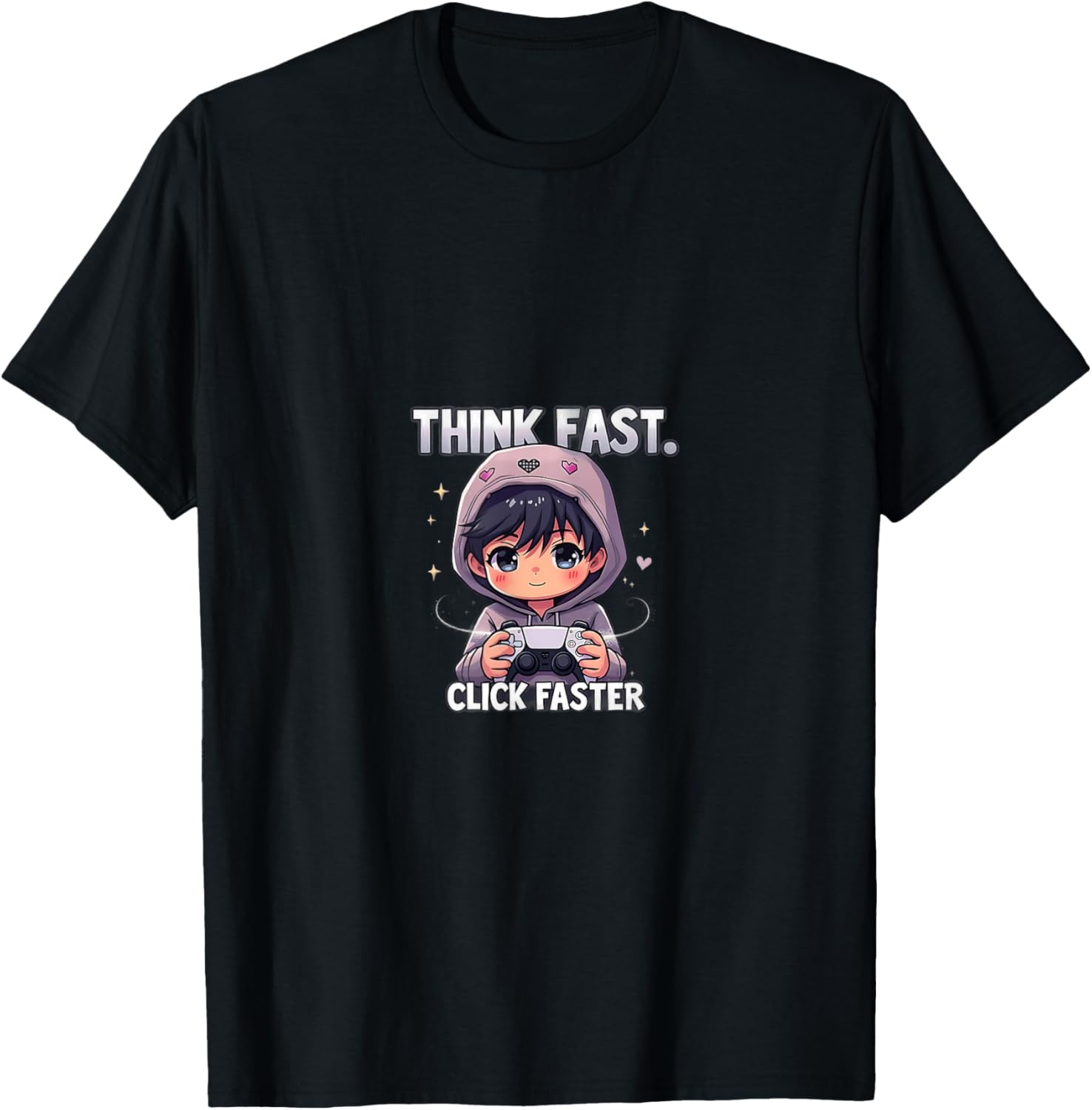 Think Fast Click Faster Chibi Kawaii