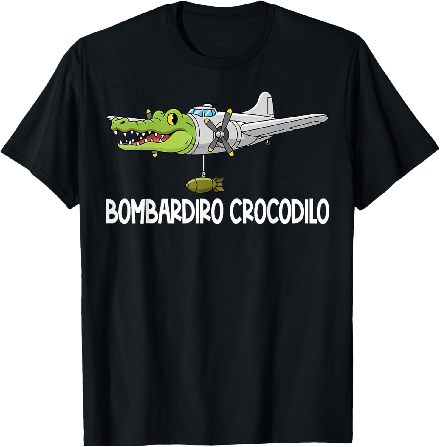 Italian Brainrot Characters Bombardiro Crocodilo