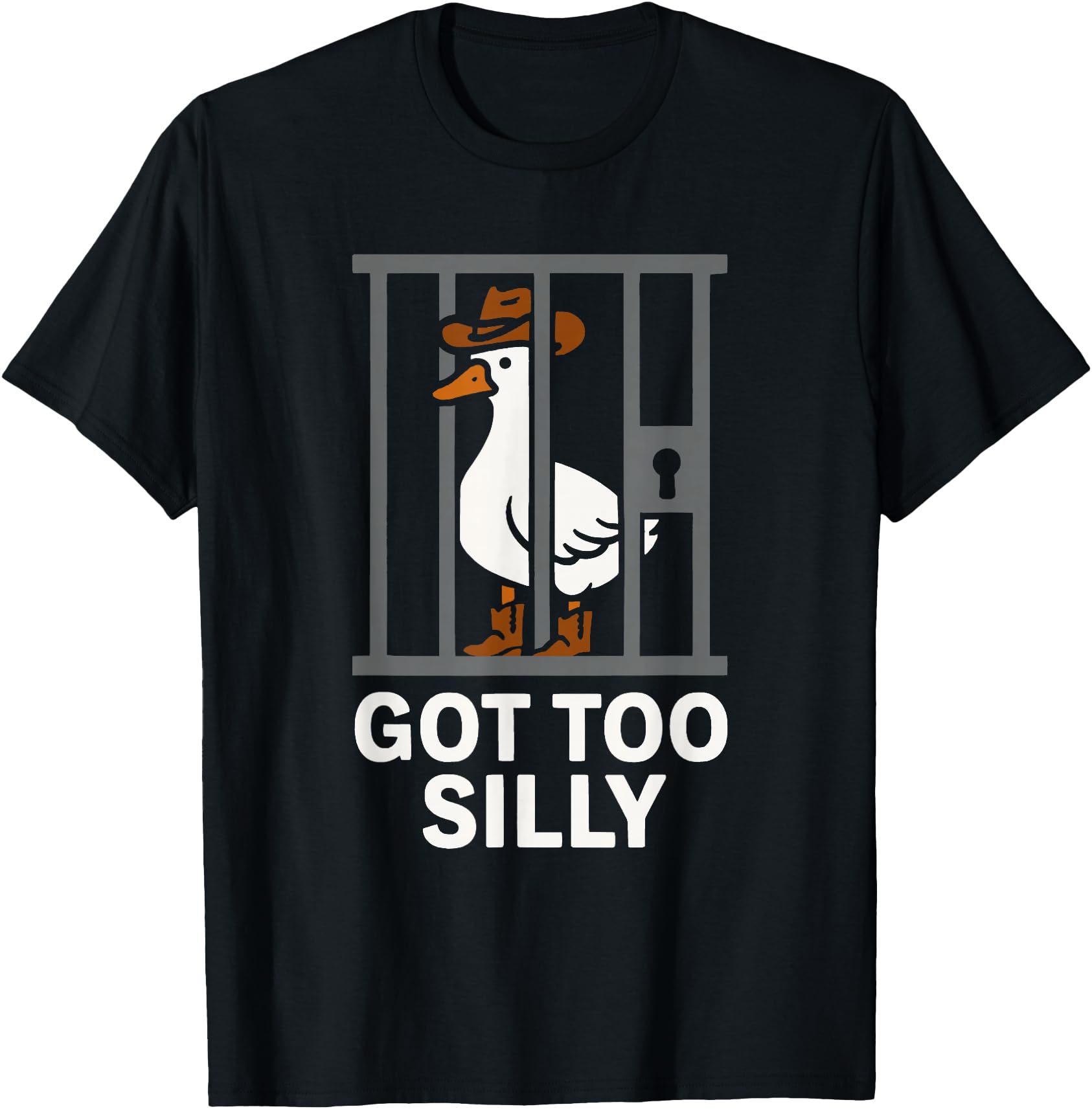 Got Too Silly Cowboy Goose Funny Meme Design