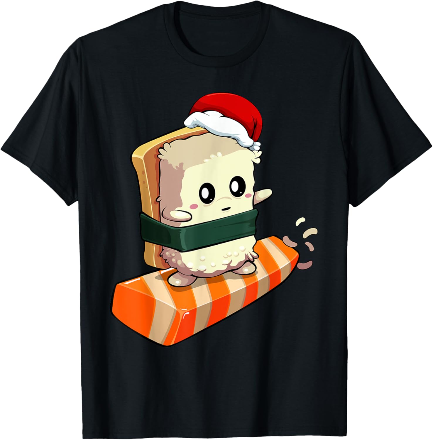 Sushi Santa Hat Christmas Pajama Kawaii Japanese Food X-Mas