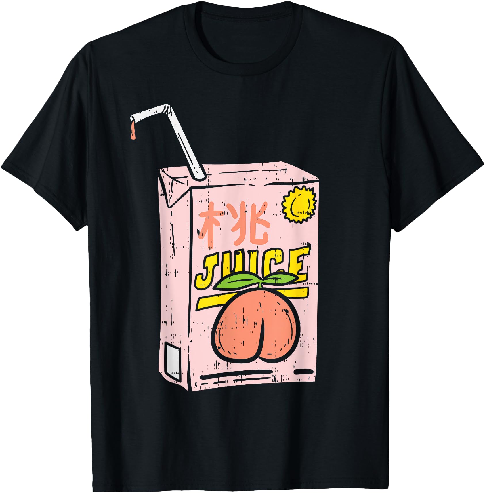 Peach Juice Box Anime Aesthetic Japanese Manga Otaku Gift