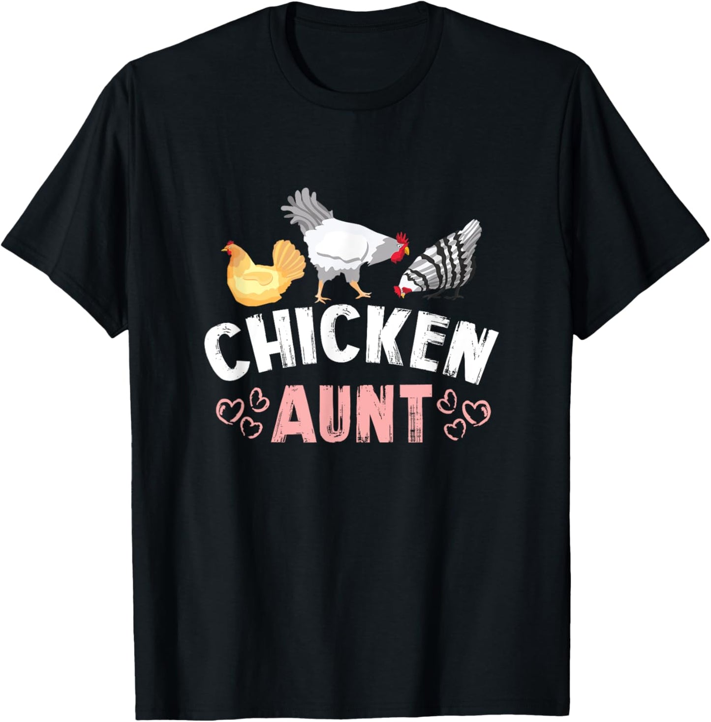 Chicken Aunt Auntie Farm T-Shirt