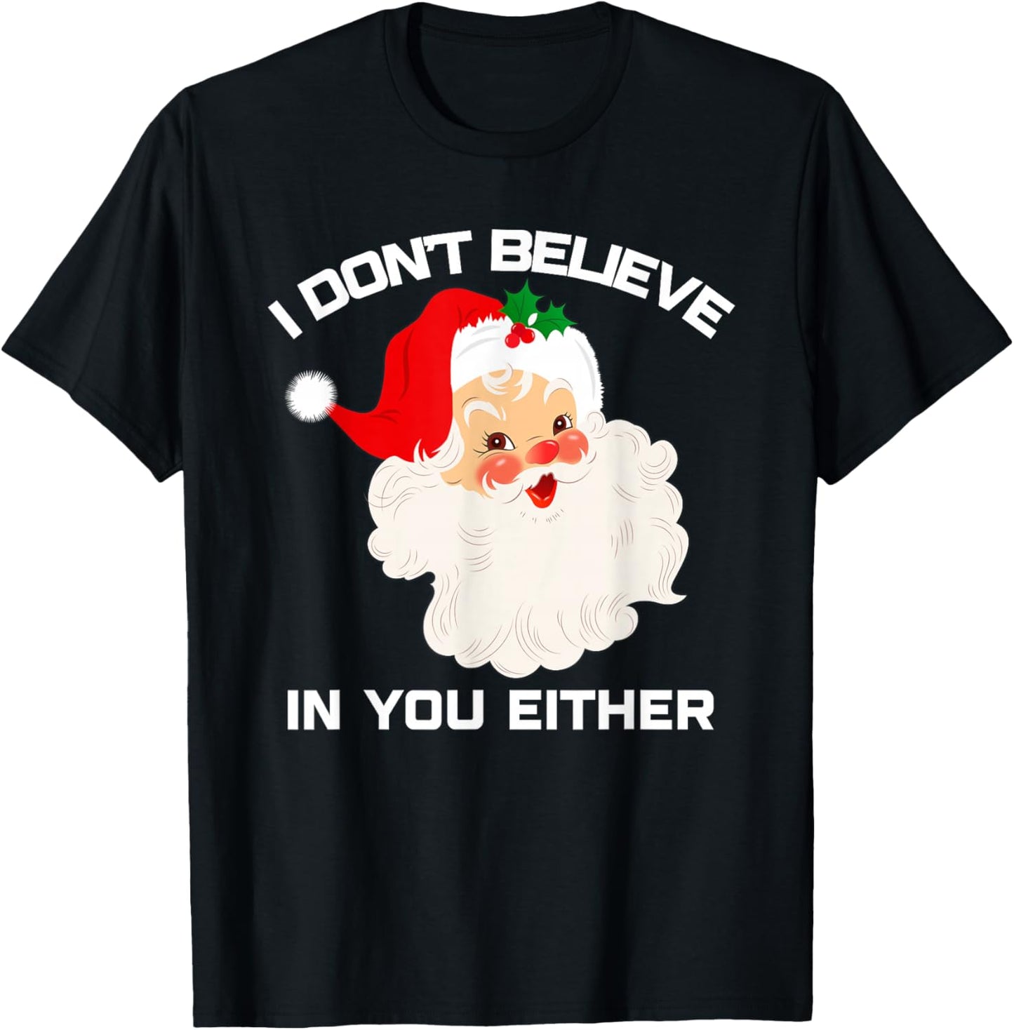 I Don't Believe in You Either, Funny Santa Claus Christmas