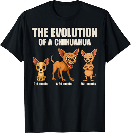 Chihuahua Funny Meme For Women Men Pet Owner Humor Dog Lover T-Shirt