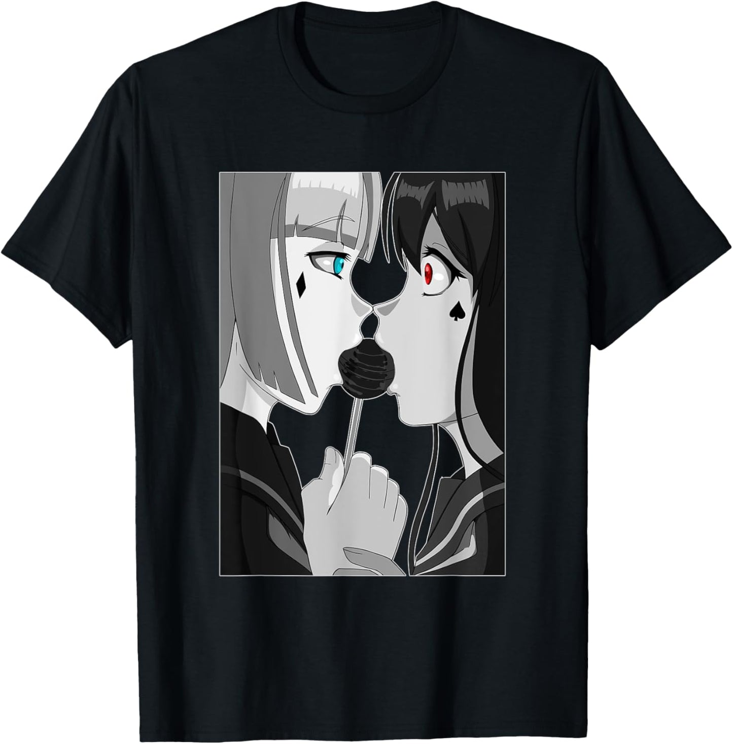 Sweet Lollipop Kiss Anime & Manga Emo Girls Yuri Couple