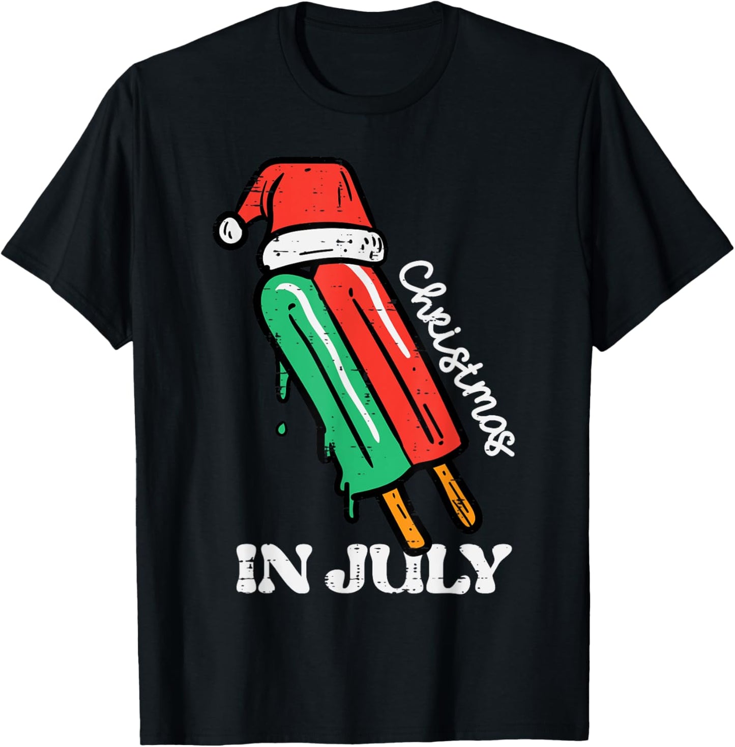 Christmas In July Popsicle Santa Xmas Summer Men Women Kids