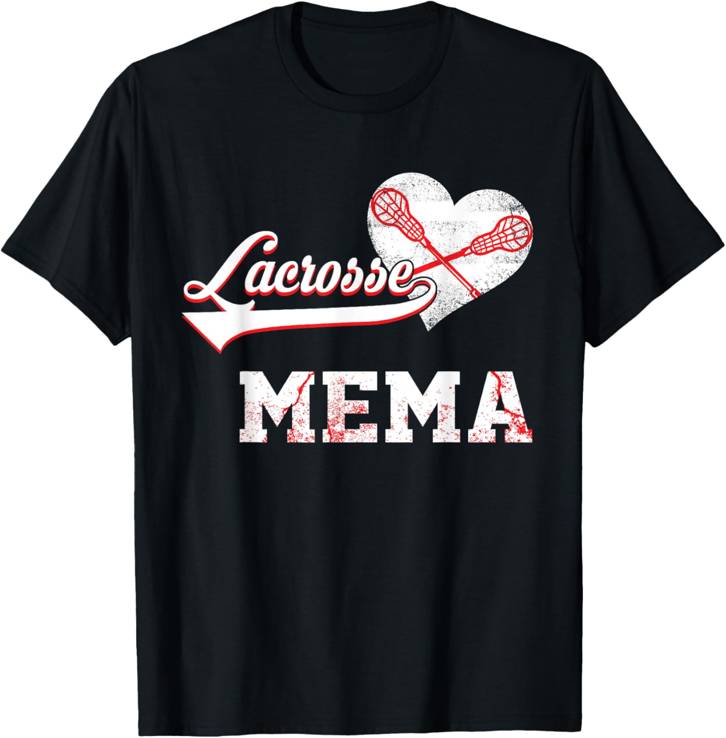 Family Lacrosse Player Lacrosse Mema Vintage Christmas Xmas