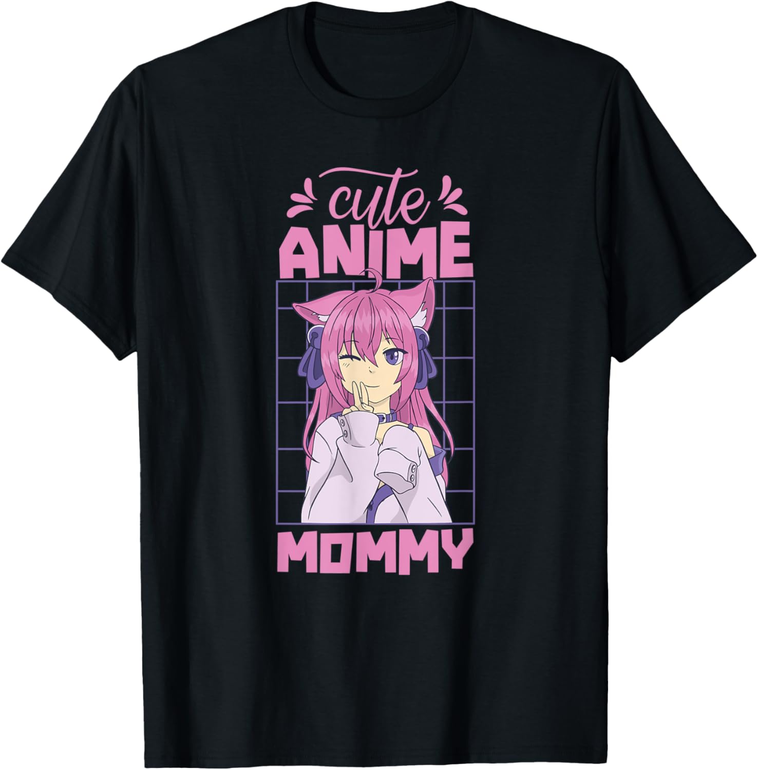 Cute Anime Mommy Hobby Animes Lover Saying Mom Mother Mama