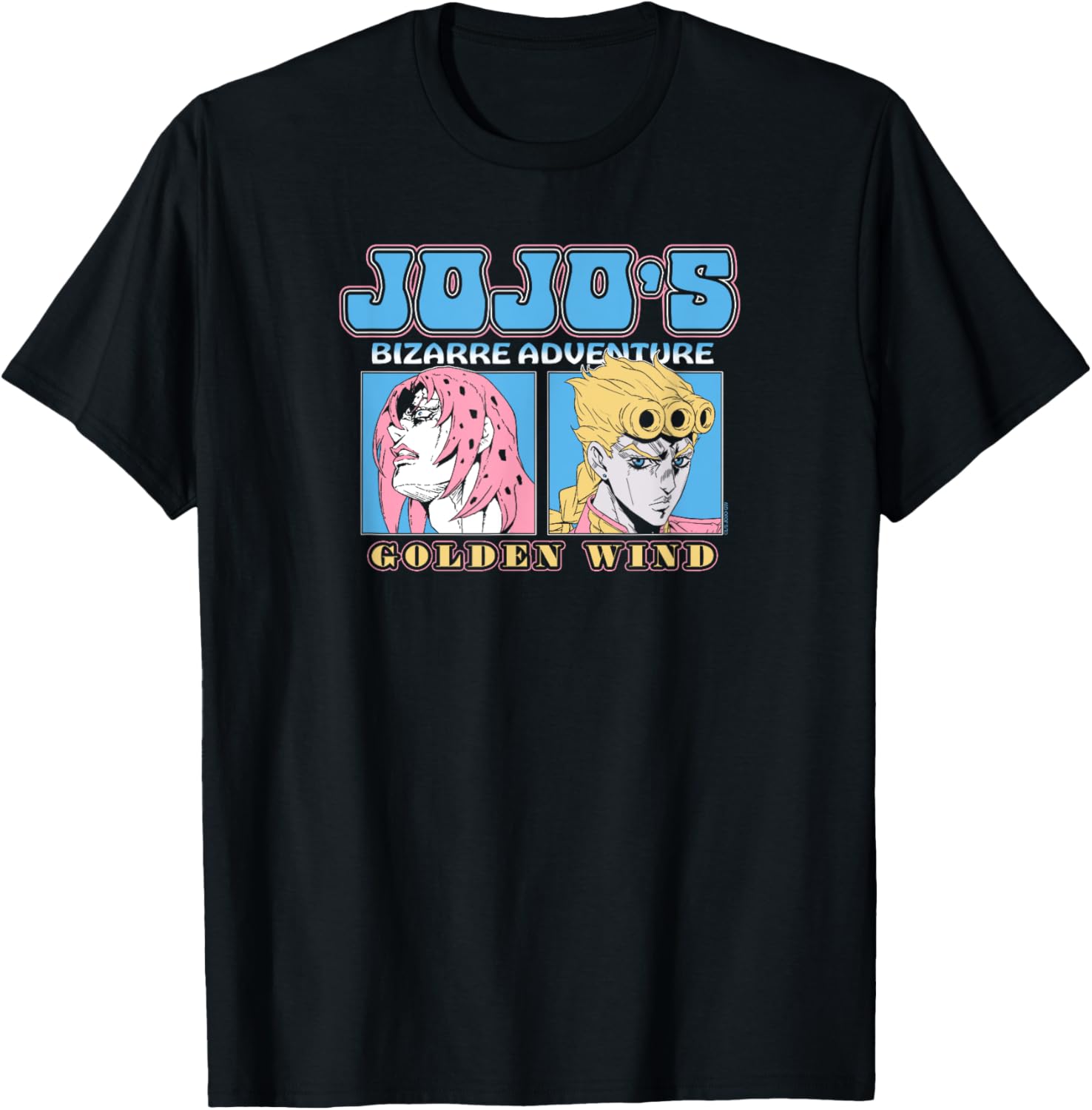 JoJo's Bizarre Adventure Diavolo and Giorno Retro Anime