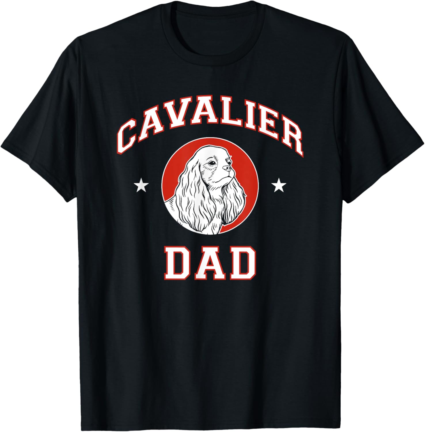 Cavalier King Charles Spaniel Dad Dog Father T-Shirt
