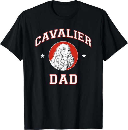 Cavalier King Charles Spaniel Dad Dog Father T-Shirt