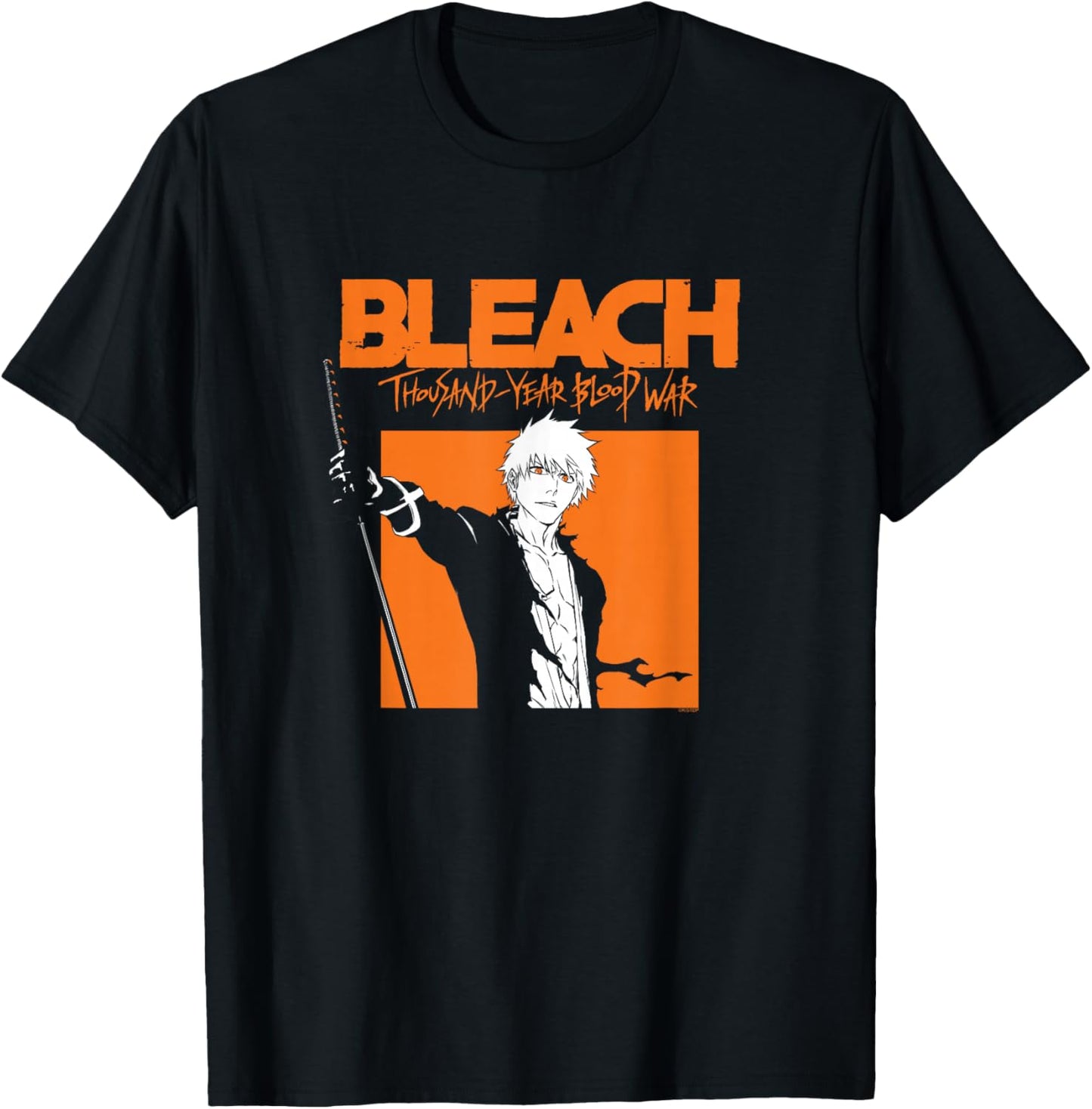 Bleach: Thousand Year Blood War Ichigo with Orange Logo T-Shirt