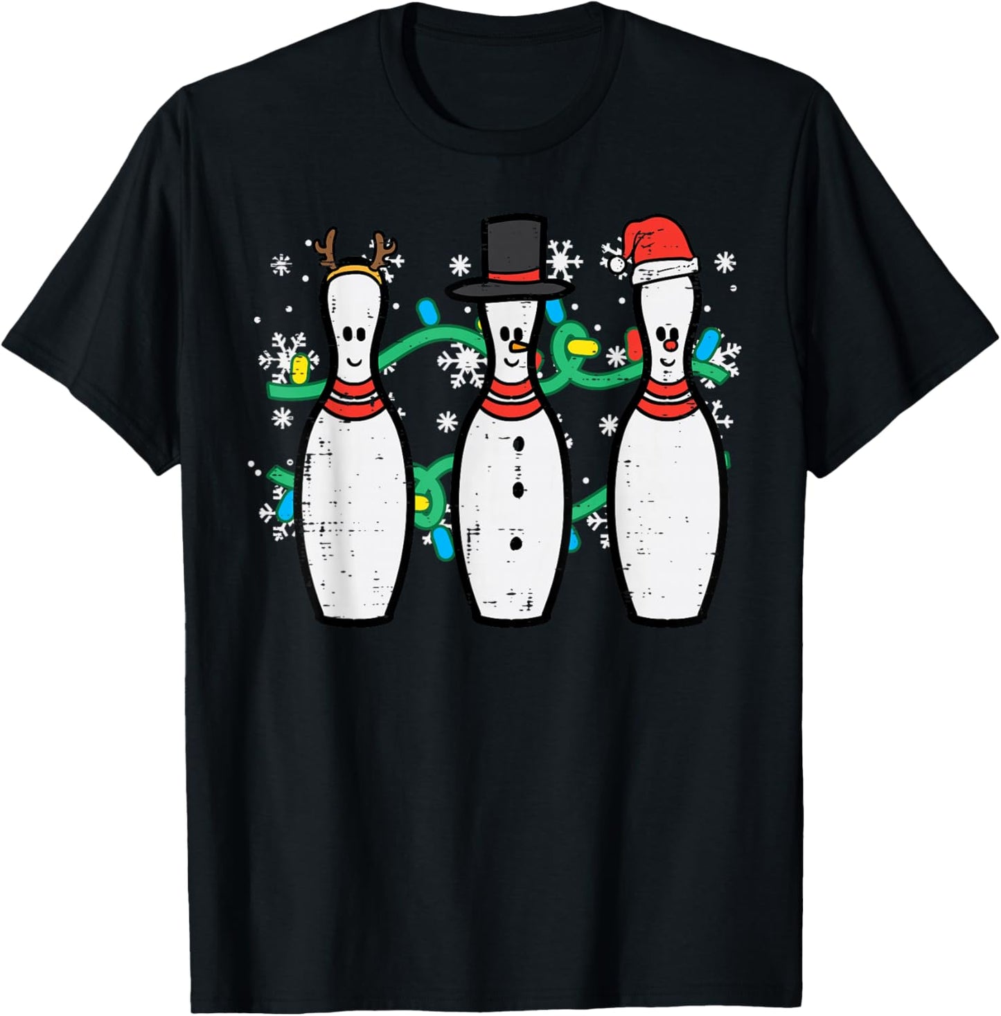 Christmas Bowling Funny Xmas Sports Bowler Men Women Kids