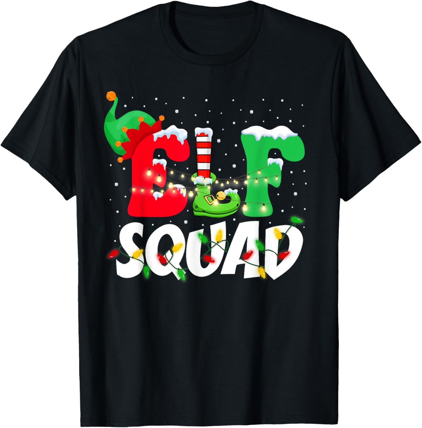 Elf Family Christmas Matching Pajamas XMas Shirt, Elf Squad