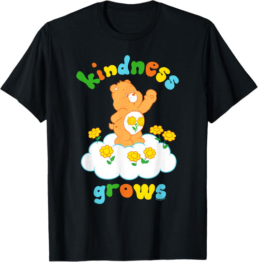 Care Bears Friend Bear Kindness Grows Cute Rainbow Text T-Shirt