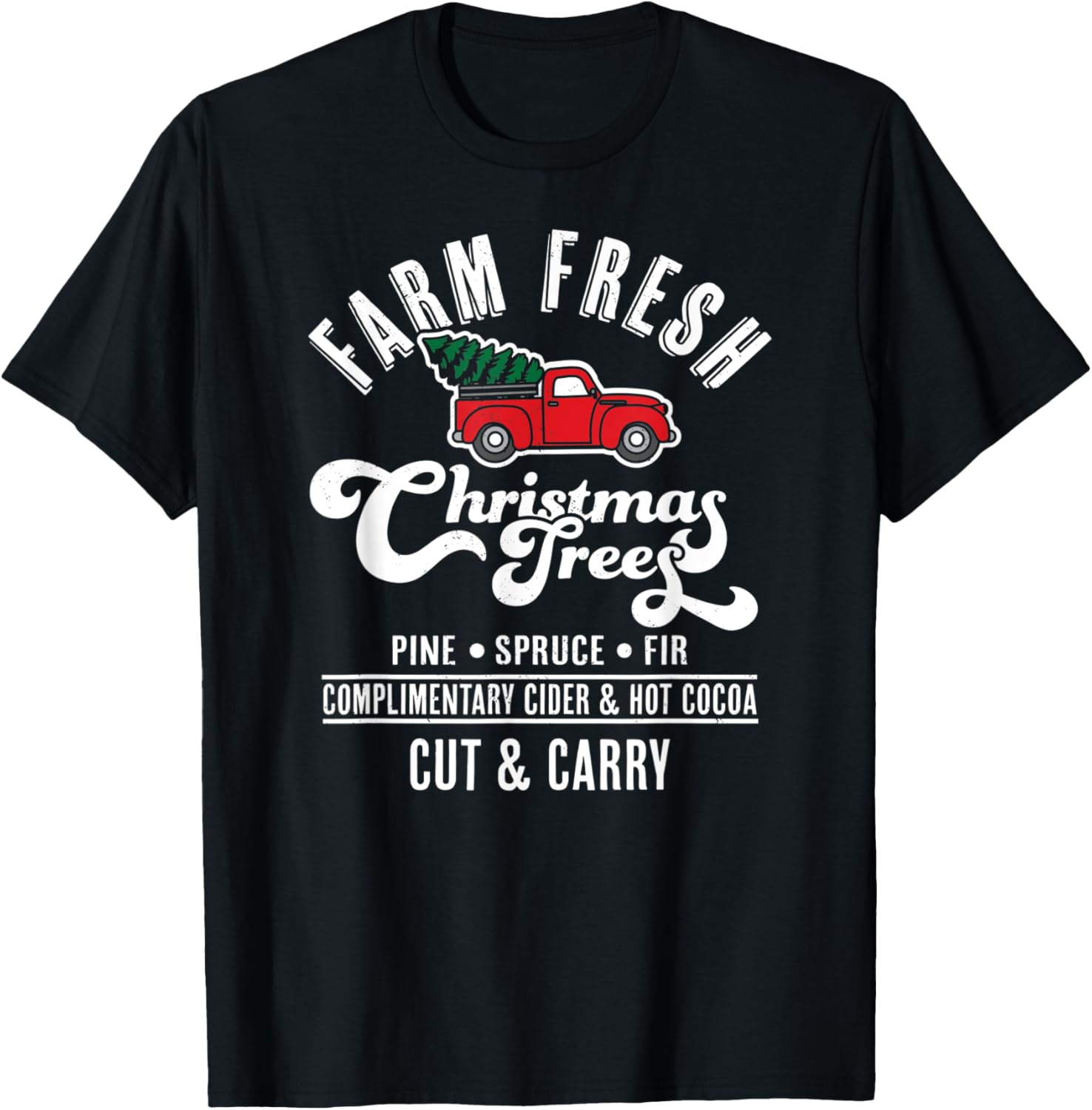 Farm Fresh Christmas Trees - Red Truck Christmas Tree Xmas