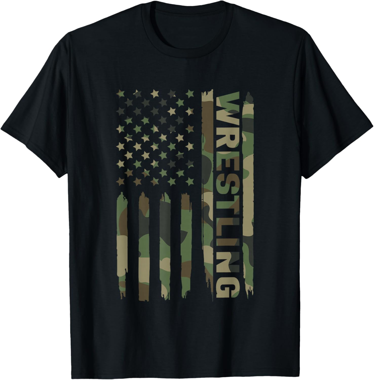Wrestling American Flag Camo Wrestler