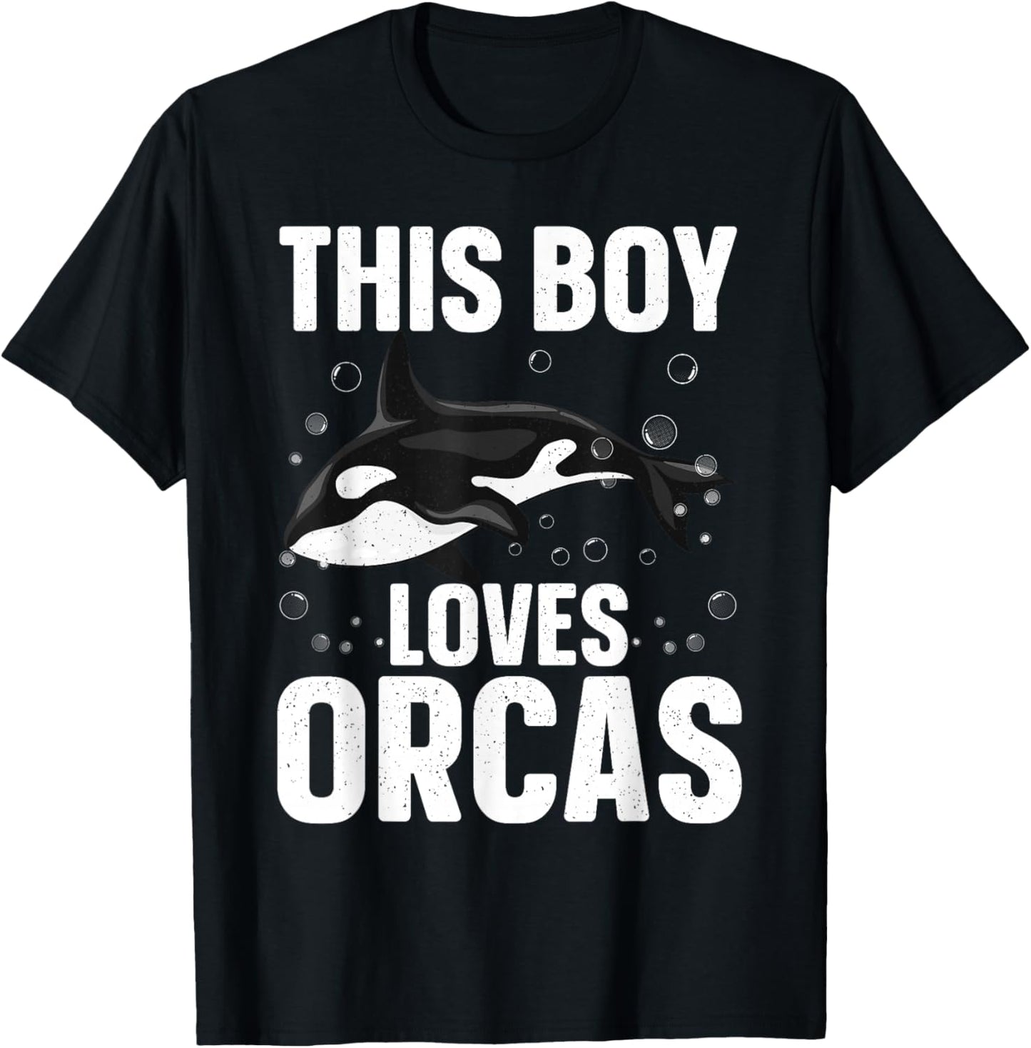 Cool Orca Design For Boys Kids Men Sea Orca Whale Lover Orca T-Shirt