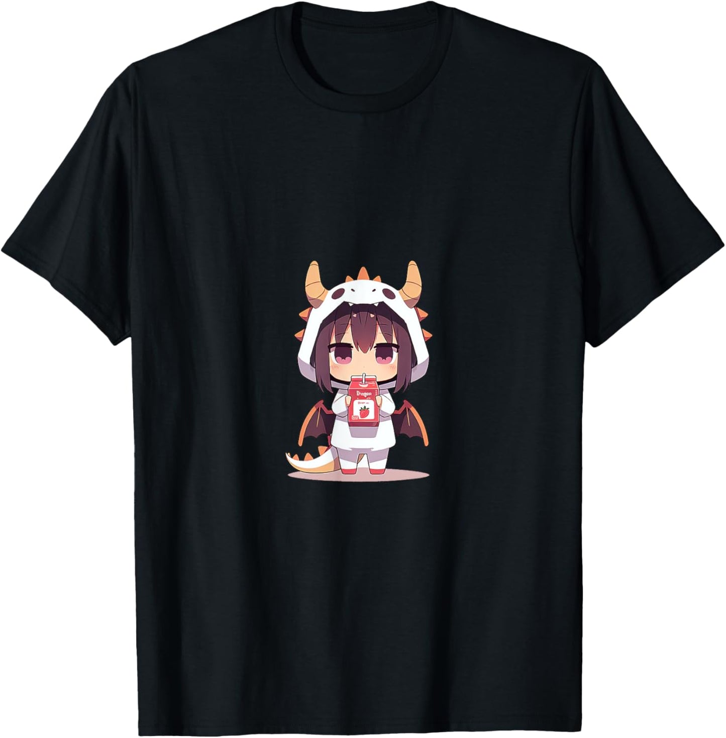 Kawaii Chibi Dragon Drink Strawberry Milk Box