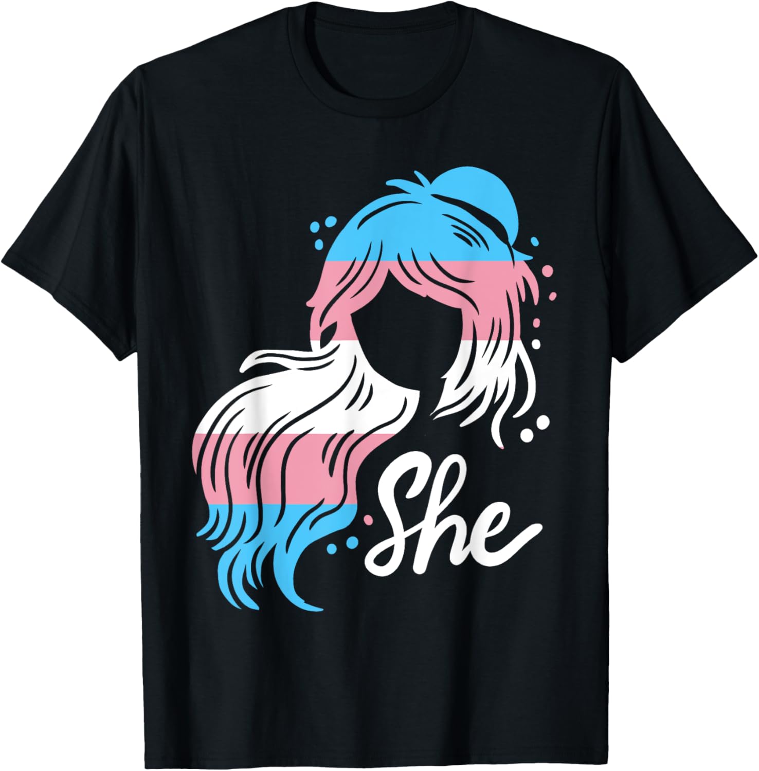 Transgender Pride Flag SHE Transwoman Anime LGBTQ Women