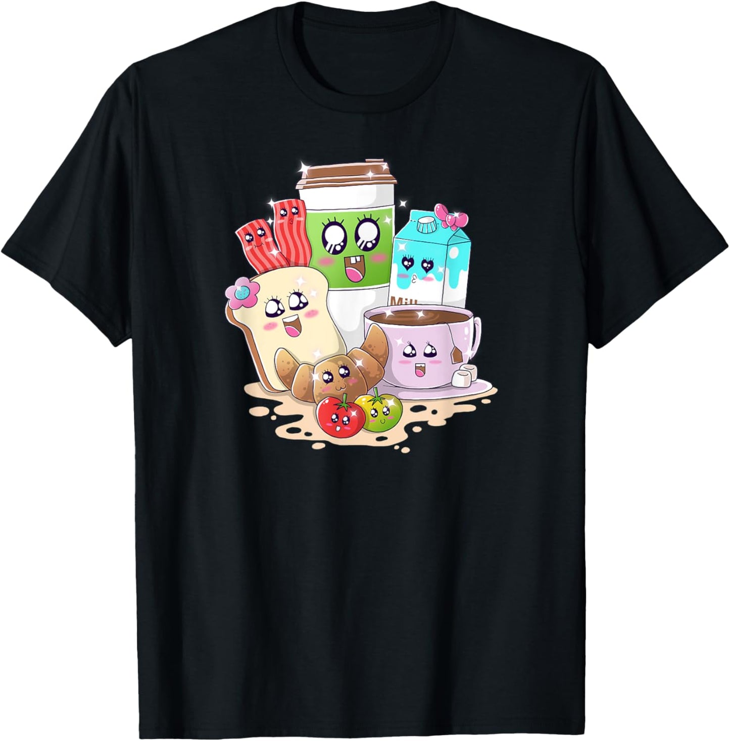 Japanese Kawaii Breakfast Cute Anime Manga Gift Shirt