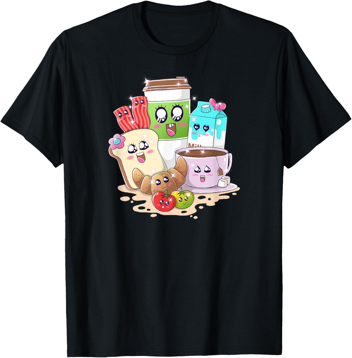 Japanese Kawaii Breakfast Cute Anime Manga Gift Shirt