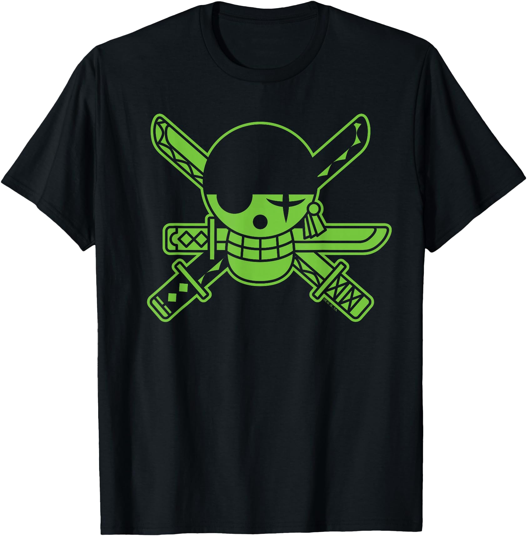 One Piece Anime Green Roronoa Zoro Jolly Roger