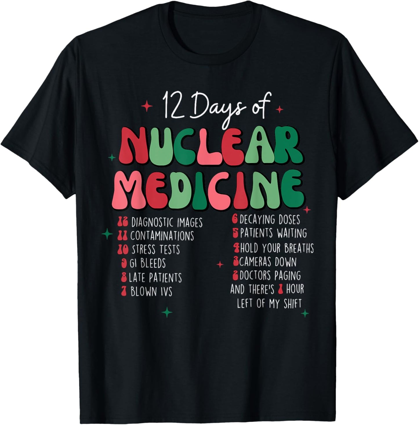 12 Day Of Nuclear Medicine Christmas Radiology Xmas Pajama