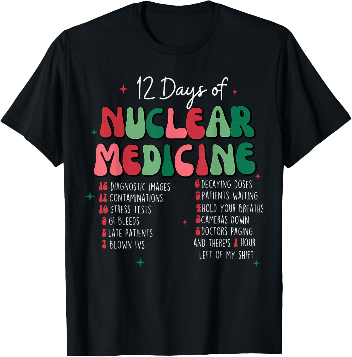 12 Day Of Nuclear Medicine Christmas Radiology Xmas Pajama