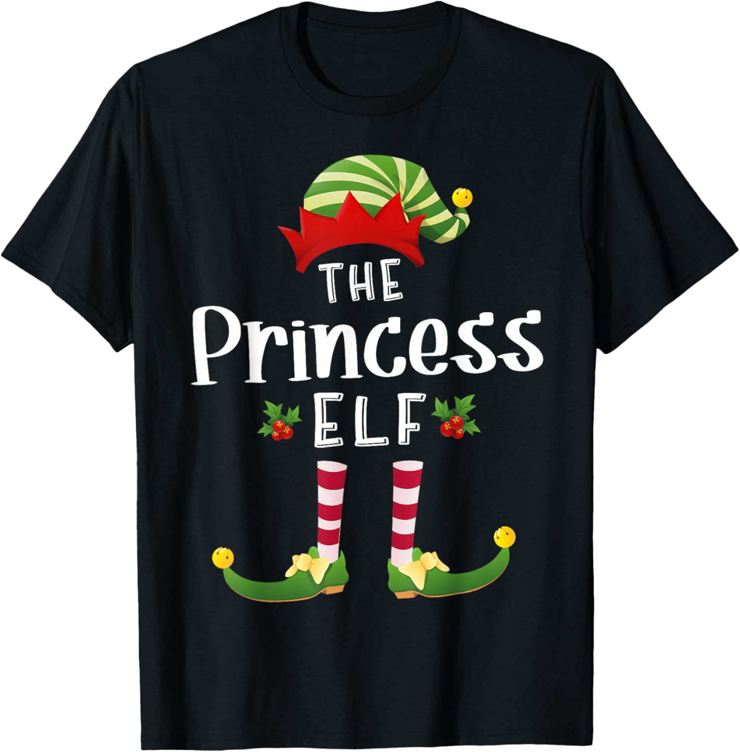 Princess Christmas Elf Matching Pajama X-Mas Party