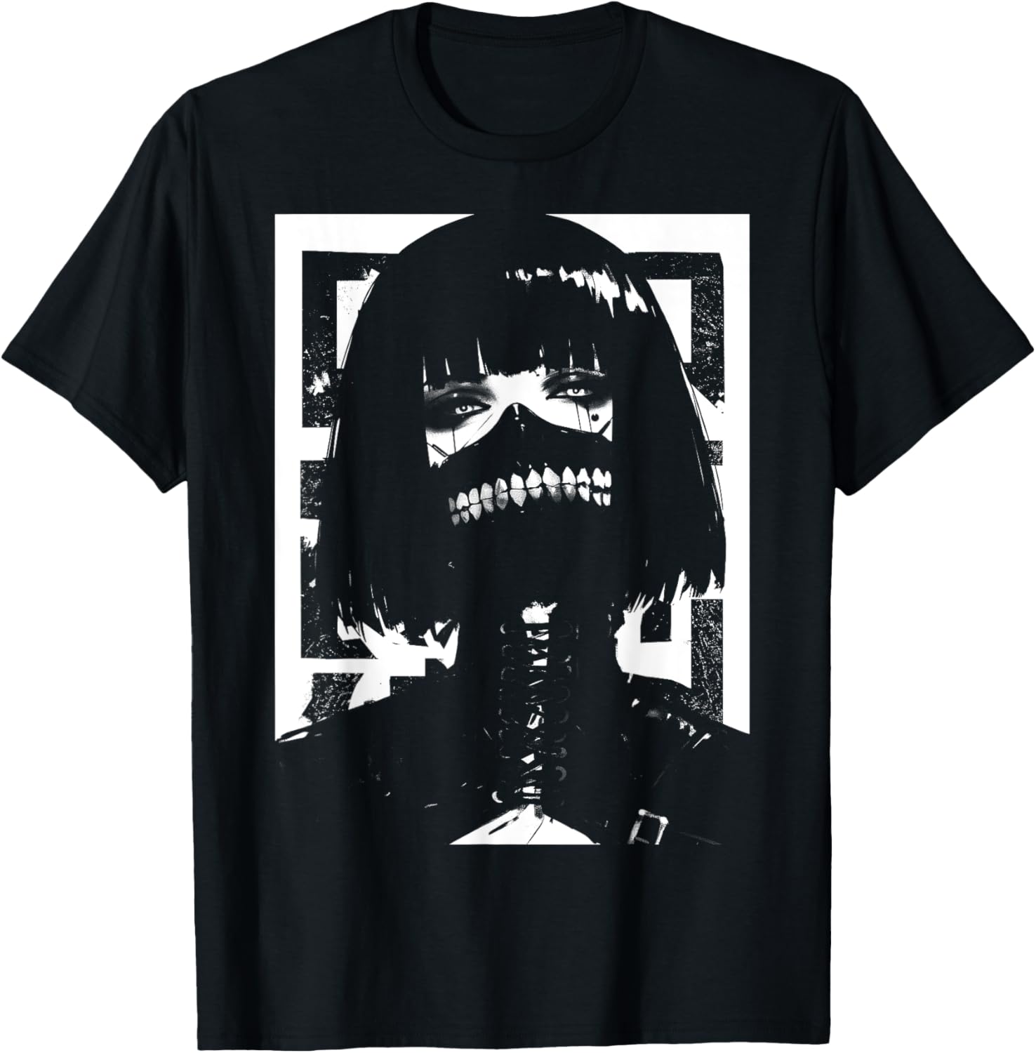 Horror Techwear Ghoul Girl Cybergoth Gothic Anime Manga