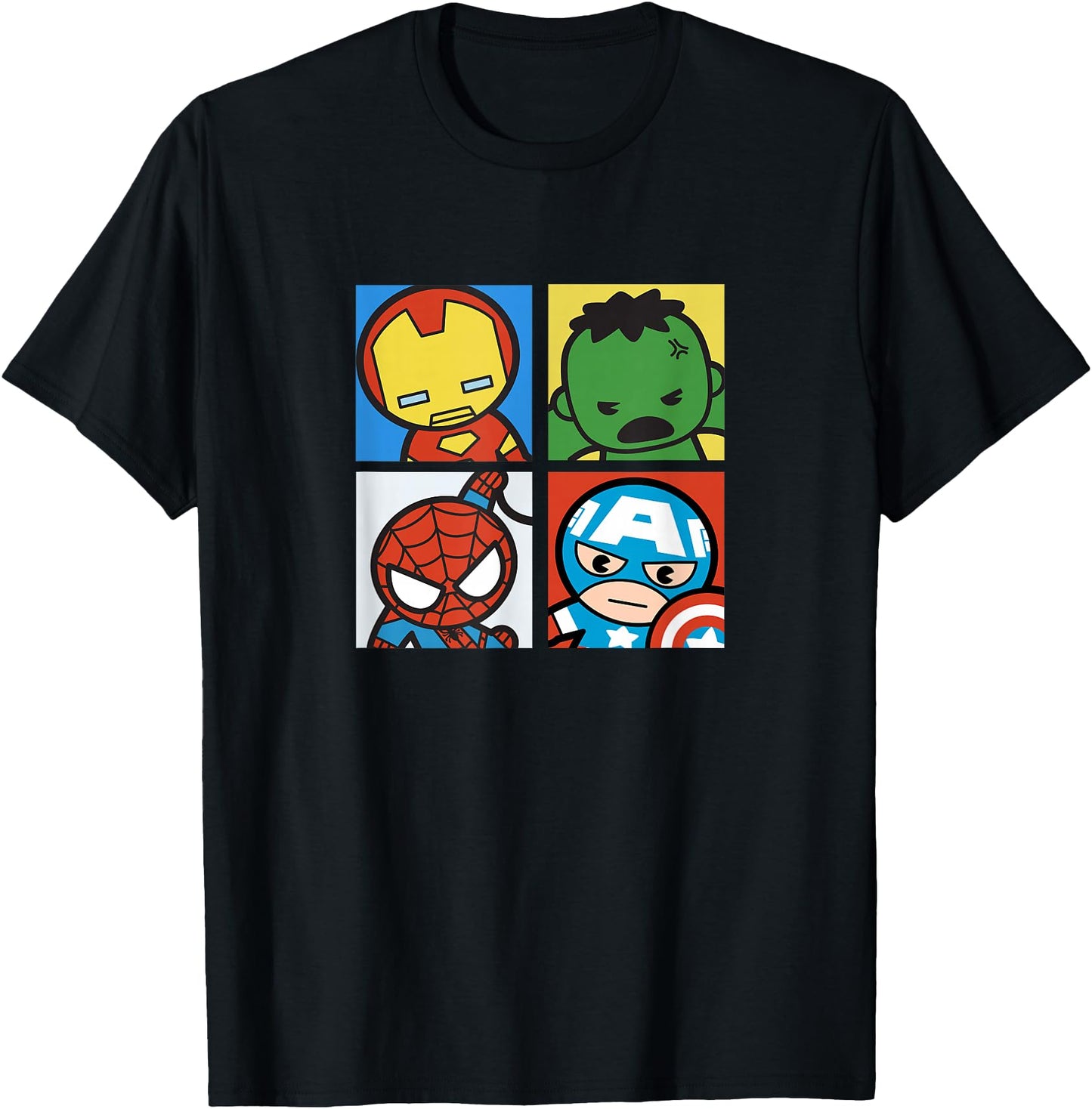 Marvel Kawaii Chibi Avengers Colorful Portraits