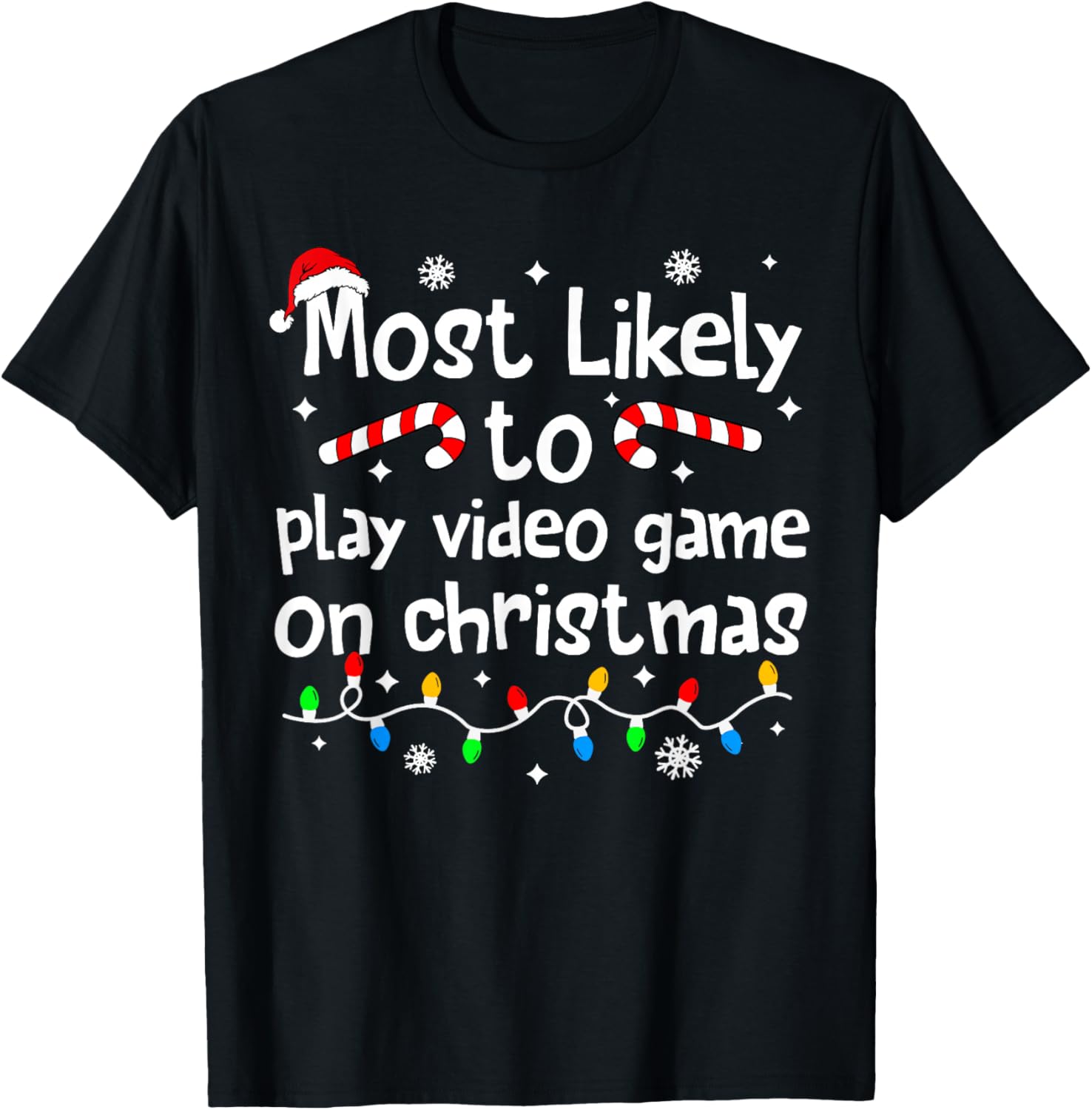 Most Likely to Play Video Games On Christmas Matching Family
