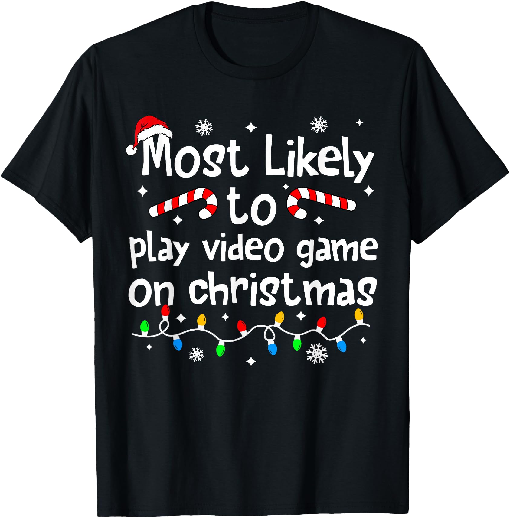 Most Likely to Play Video Games On Christmas Matching Family