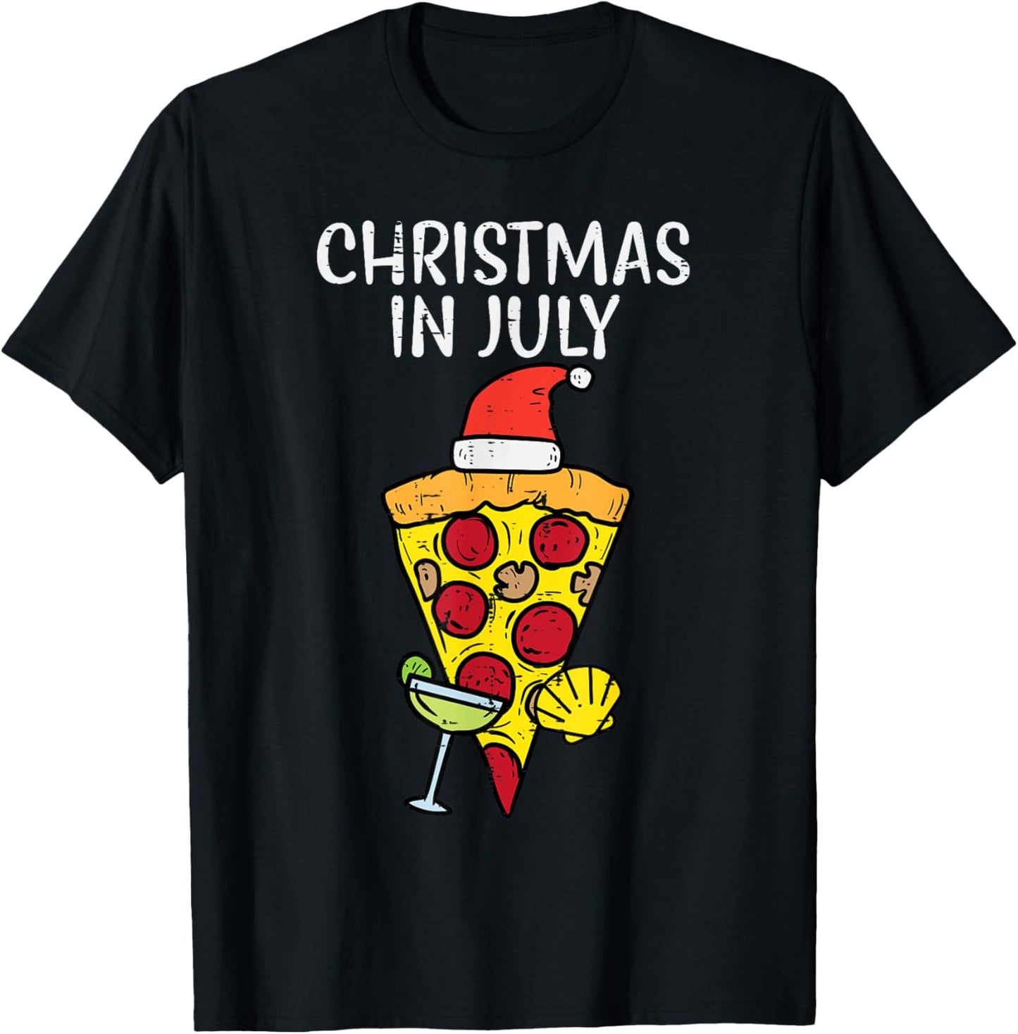 Christmas In July Pizza Summer Xmas Food Lover Men Women Kid