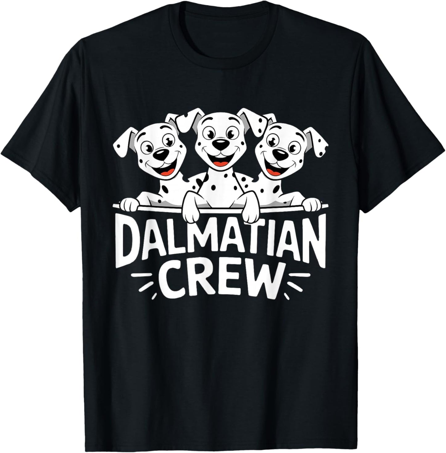 Dalmatian Crew Cute Cartoon for Dog Owners Pet Dalmatian